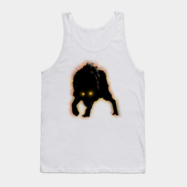 Wolf thrilling Tank Top by clad63